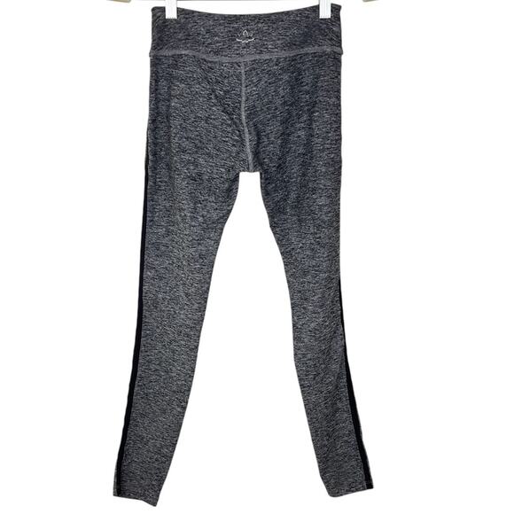 Beyond Yoga Gray Spacedye Black Mesh Side Leggings S Mid-Rise - Picture 6 of 6